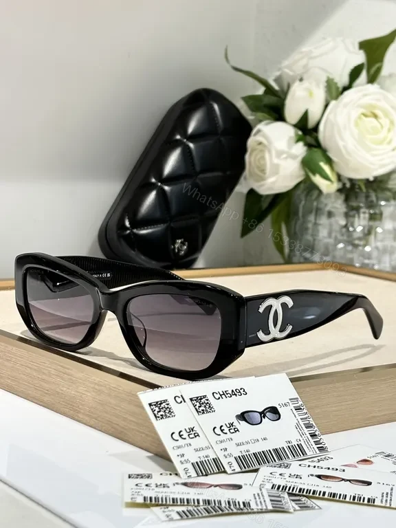 View 8 of Soft Blush Acetate Sunglasses â€“ Luxe Signature Hardware, UV400 Shield