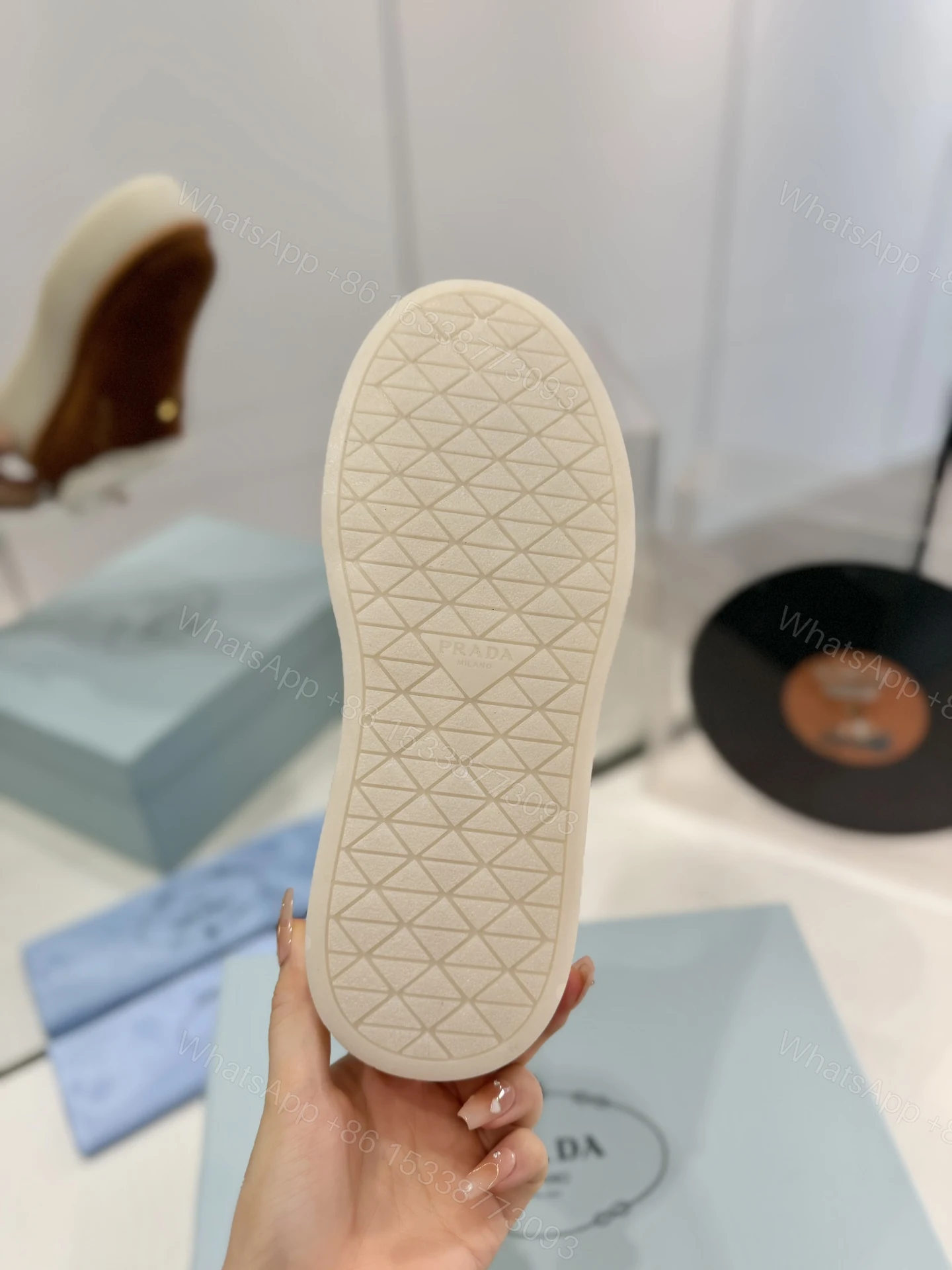 View 9 of PRADA SUEDE MULES CINNAMON 1S715N X0O F0401 F ZG50