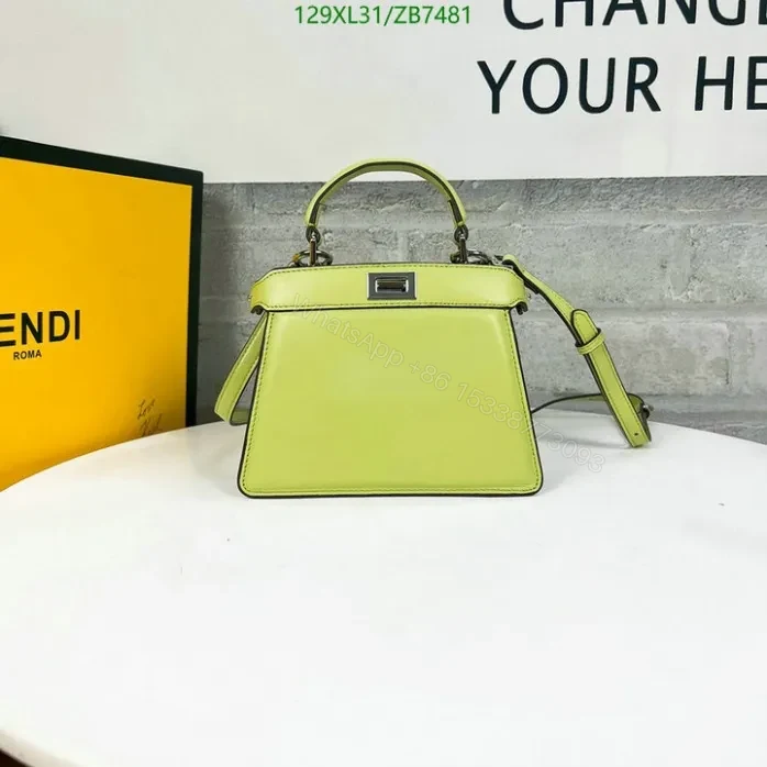 View 15 of Fendi Beige Peekaboo ISeeU Small Bag ZB7481