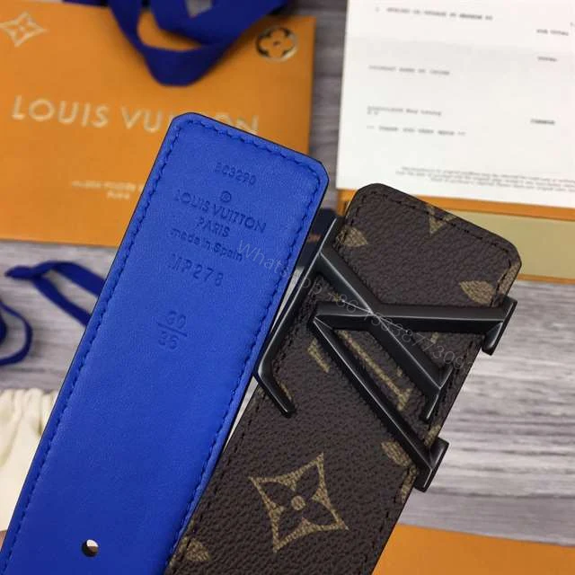 View 6 of LOUIS VUITTON X NBA 3 STEPS 40MM REVERSIBLE MONOGRAM CANVAS BELT – B98
