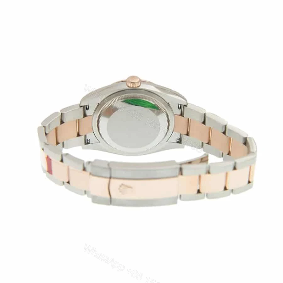 View 4 of Rolex Datejust 126231 Super Clone Everose Rolesor Black Diamond Dial 36mm