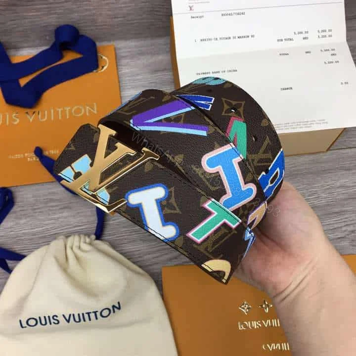 View 7 of LOUIS X NBA LV INITIALES 40MM REVERSIBLE BELT MONOGRAM CANVAS CALF LEATHER REVERSE – B75