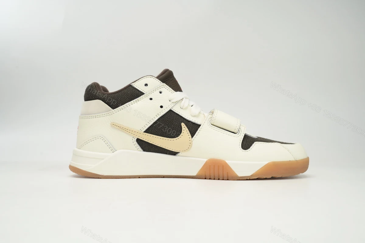 View 5 of Travis Scott × Nike Jordan Jumpman Jack TR White Brown FZ8117-100