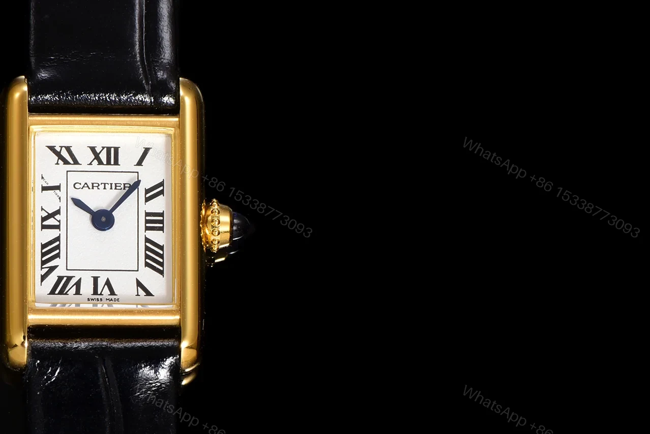 View 4 of Cartier Tank Louis Cartier Large Quartz Yellow Gold Silver WGTA0067