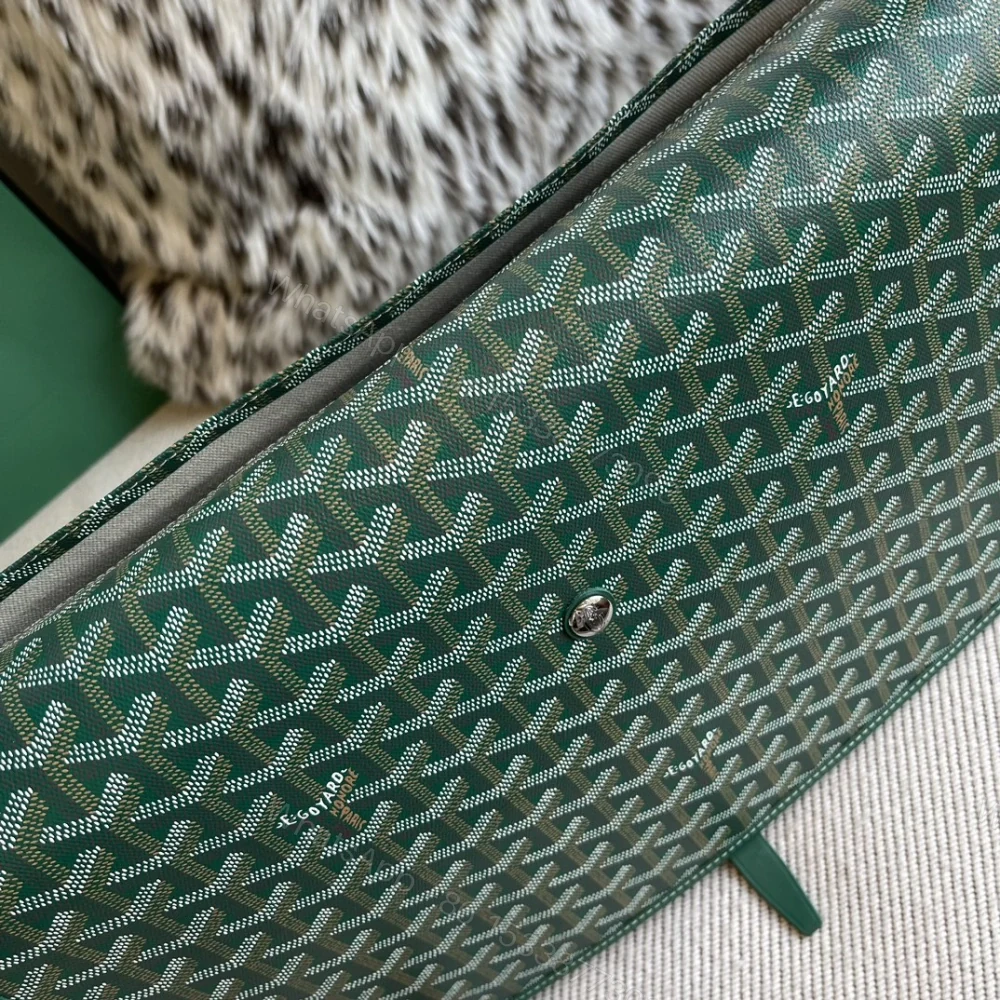 View 9 of 高仿Goyard*Capetien系列CAPETIX郵差包綠色中號免檢版