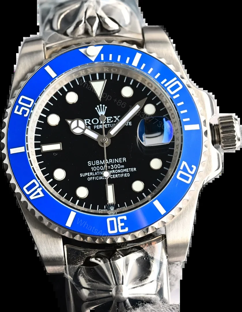 Rolex Submariner Blue Bezel Black Dial 40mm 126619LB-ROLEX-SUB40-BLBEZ-BLK — view 1