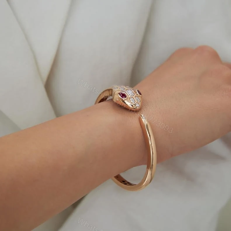 View 3 of Bvlgari Serpenti 18k pink gold bracelet