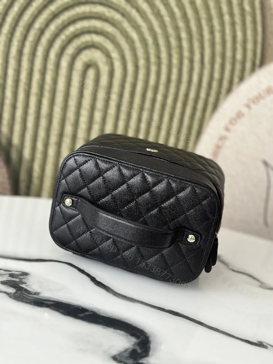 View 7 of Quilted Leather Compact Accessory: Everyday Elevation