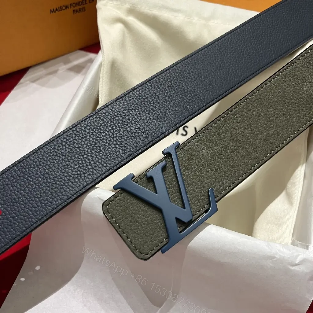 View 8 of Minimalist Luxury Belt with Bold LV Hardware: Refined Everyday Edge