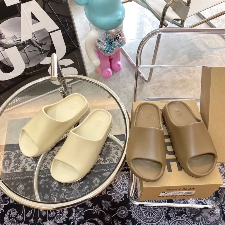 Quiet Confidence EVA Slides: All-Day Comfort, Bone/Off-White — view 1