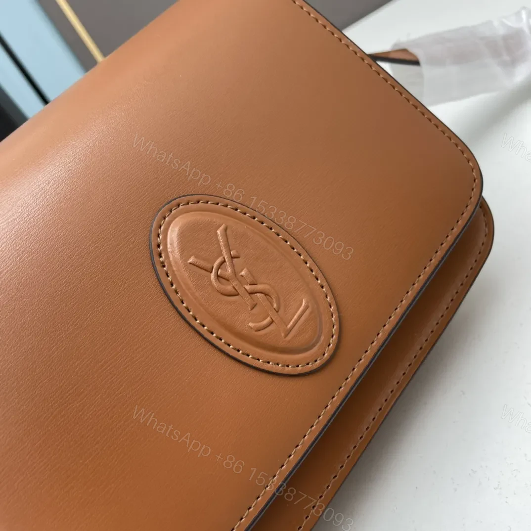View 4 of Saint Laurent Le 61 Saddle Shoulder Bag in Calfskin