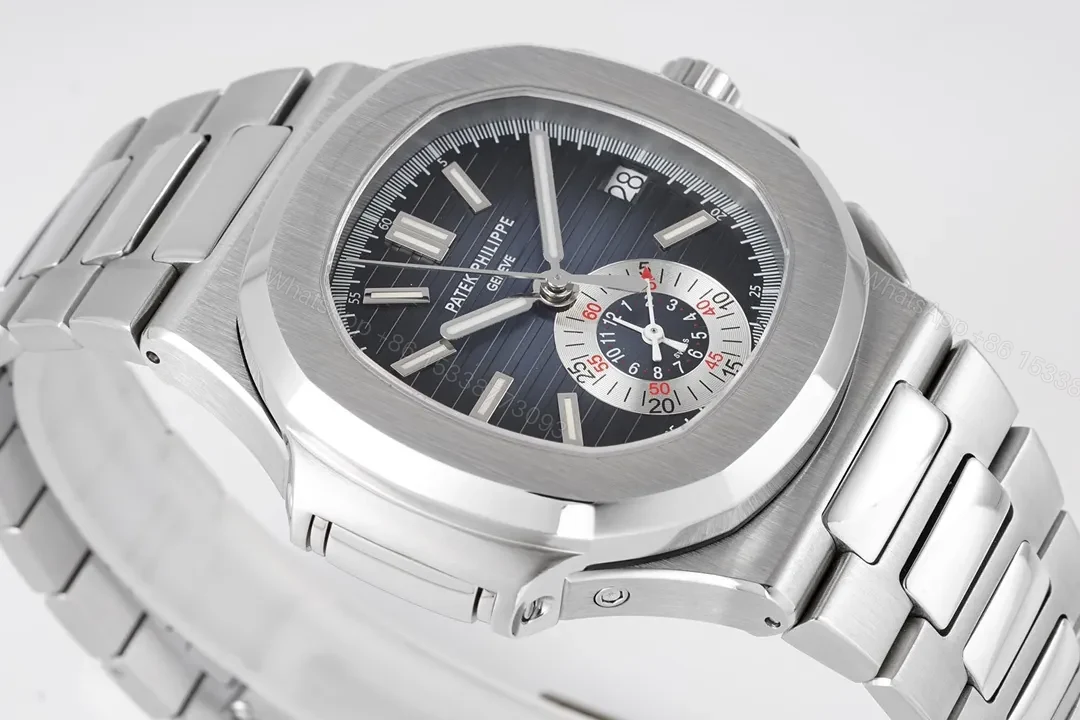 View 5 of Patek Philippe 5980 Silver Chronograph Watch