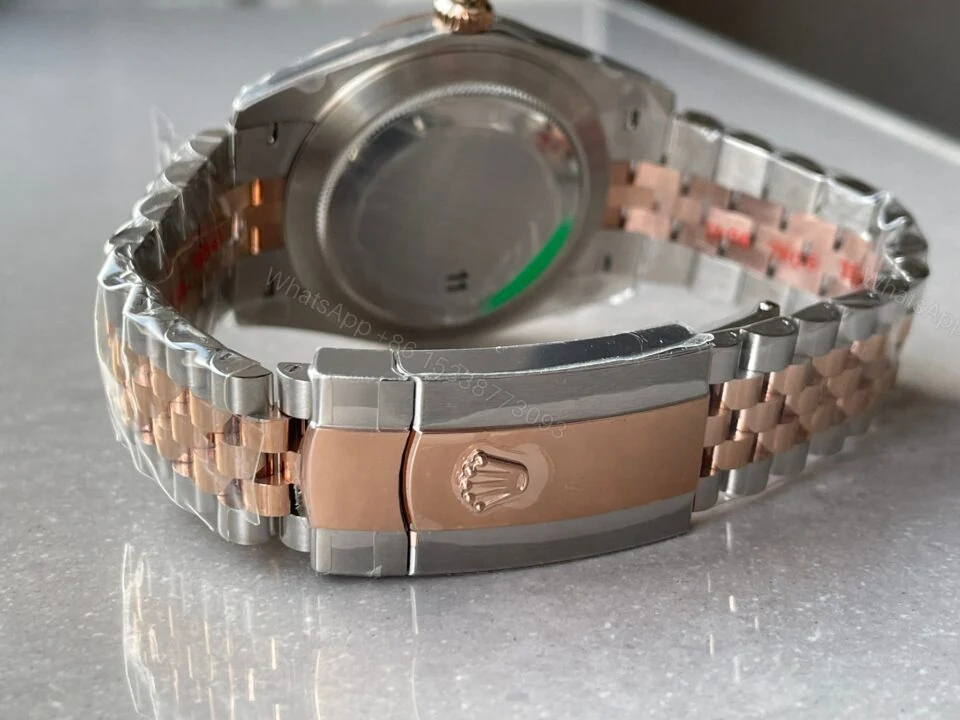 View 8 of VSF Factory 1:1 Rolex DateJust 41 126331 904L SS/RG Best Edition Champagne Gold Dial VS3235
