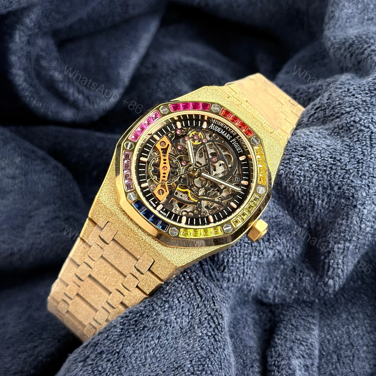 View 3 of Audemars Piguet Royal Oak Frosted Gold Openworked