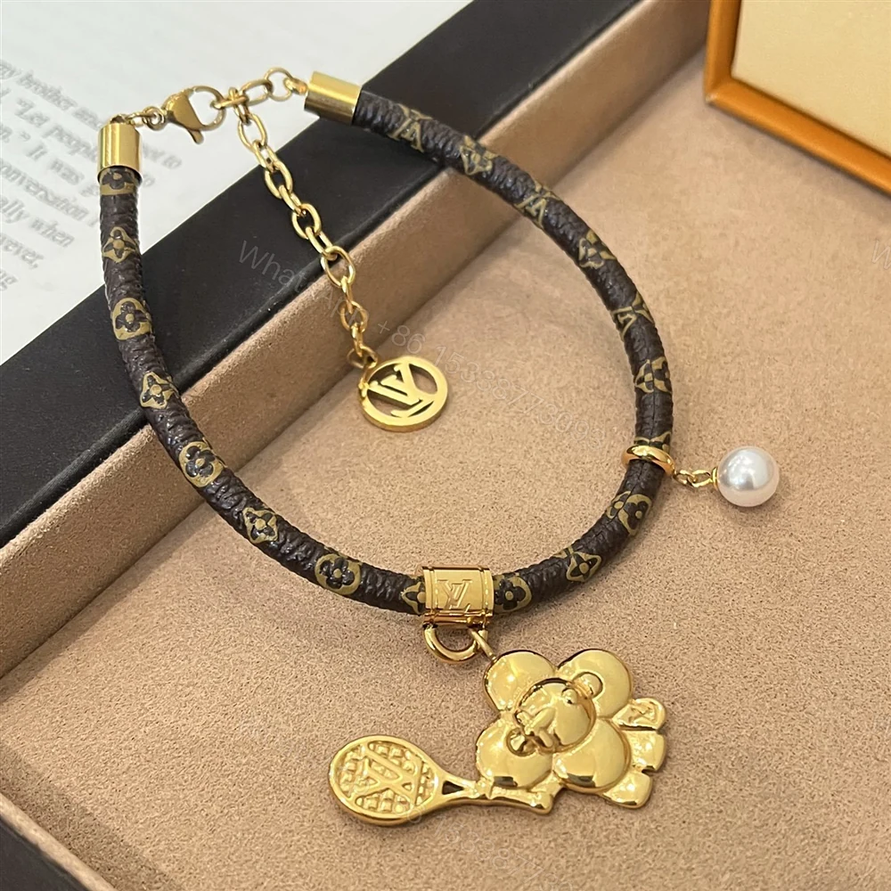 View 2 of Louis Vuitton Vivienne On The Court Bracelet Monogram Brown M8087Z