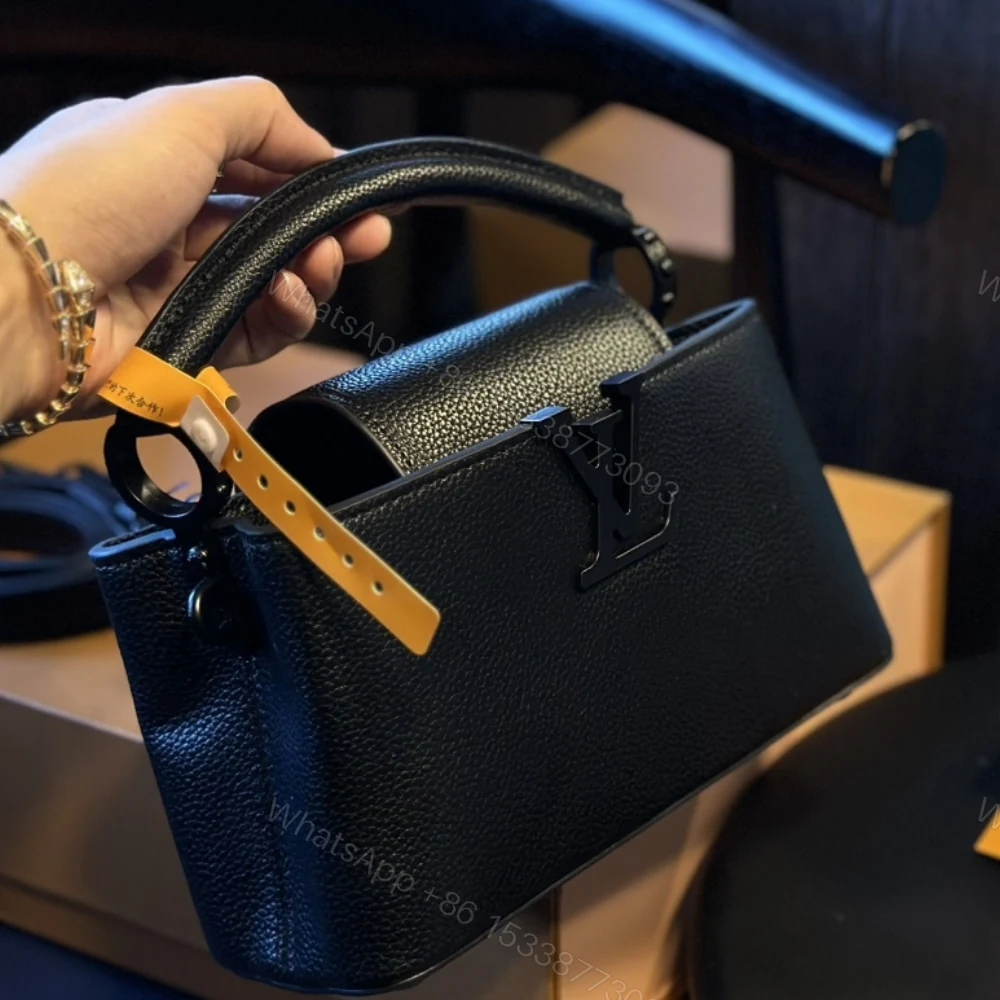 View 3 of Louis Vuitton Capucines East West Mini Bag Black 22Cm M23955