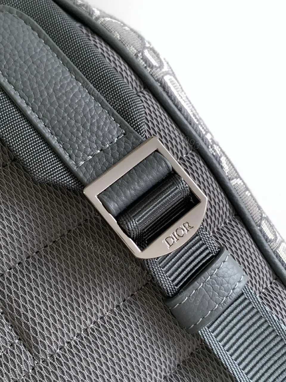 View 5 of Compact Monogram Luxe Backpack with Structured Pocketing