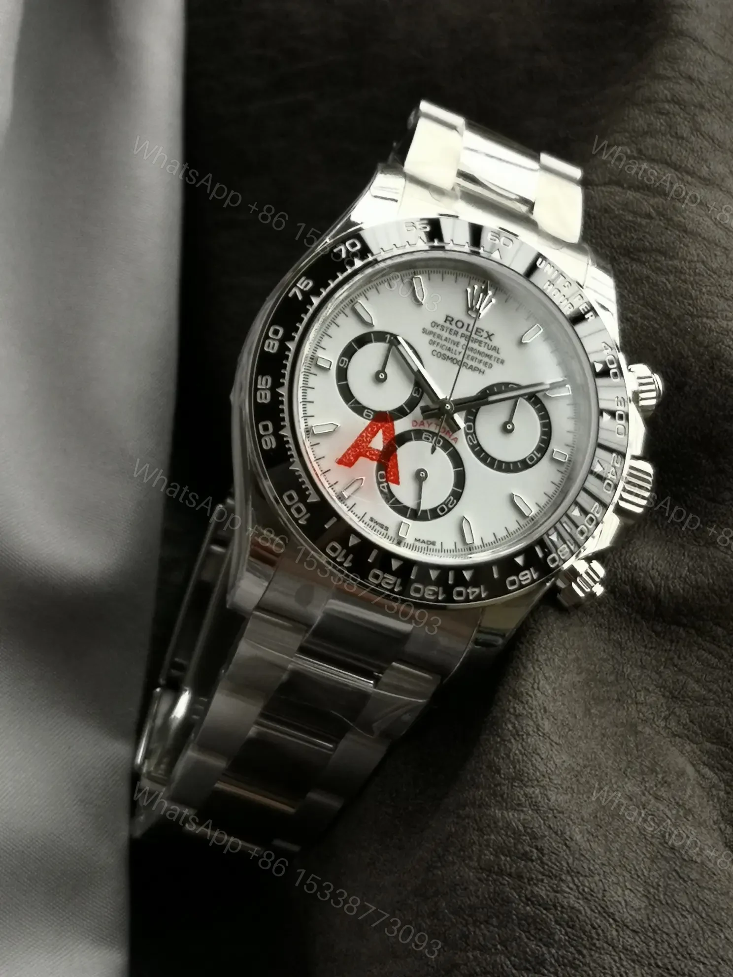 View 3 of Rolex Daytona VSF V1 White Dial Replica 40mm 126500LN-0001