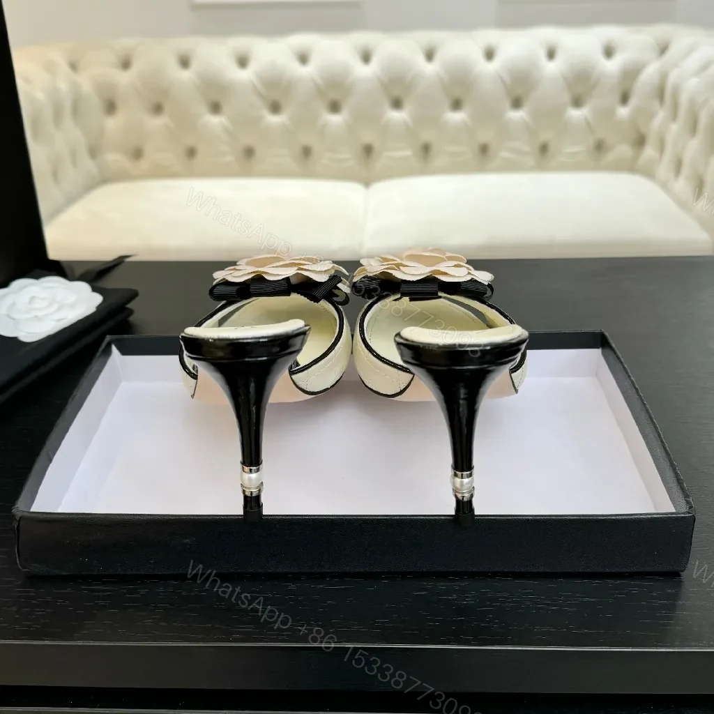 View 5 of Floral-Embellished Slide: Luxe Comfort, Couture Style