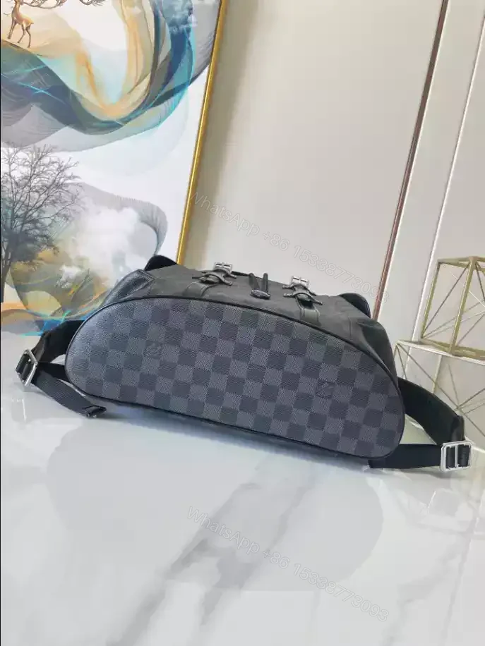 View 4 of LOUIS VUITTON CHRISTOPHER PM DAMIER GRAPHITE CANVAS – LBV389