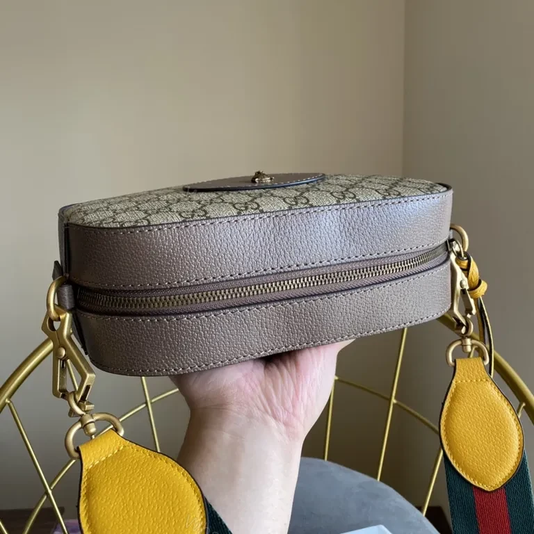 View 4 of G GG Monogram Crossbody: Compact Luxury for Day-to-Night Versatility