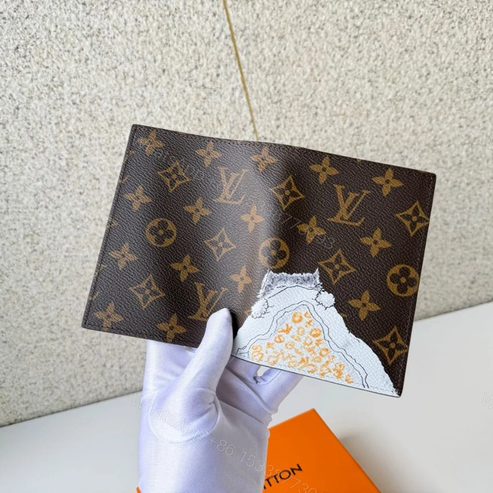 View 5 of Louis Vuitton Passport Cover Monogram Coated Canvas 14Cm M25753