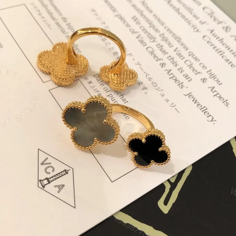 View 6 of 高仿首飾VanCleef&Arpels*RN05500貝母四葉草戒指