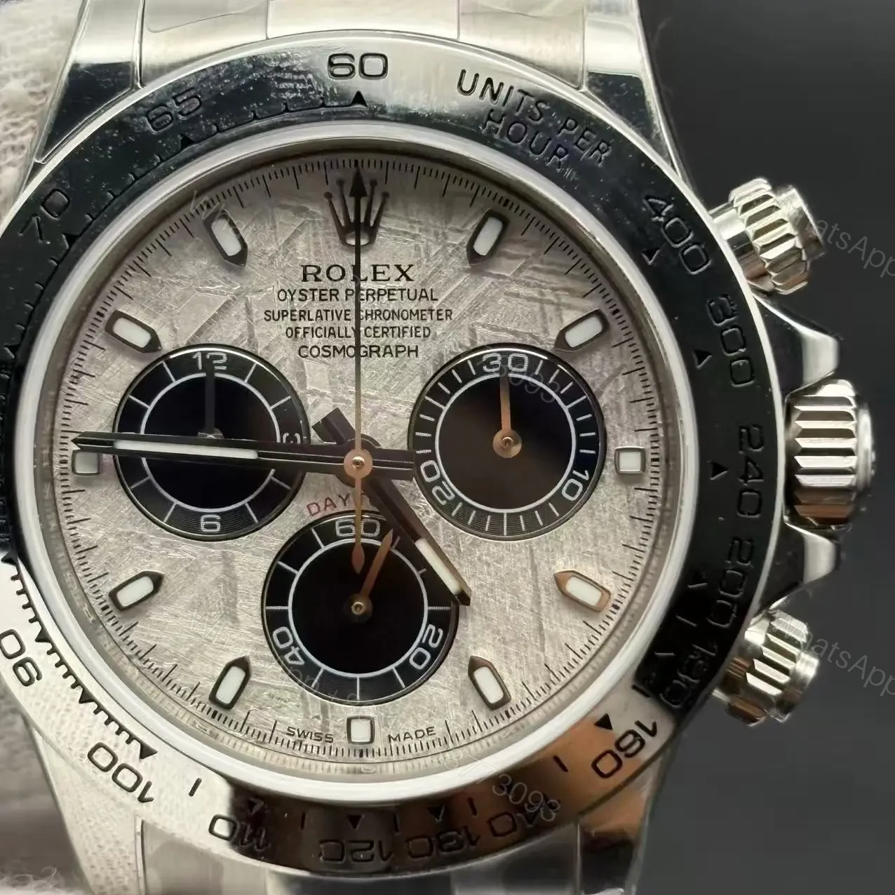 View 6 of Rolex Daytona 116519 Meteorite Watch Super Clone Replica