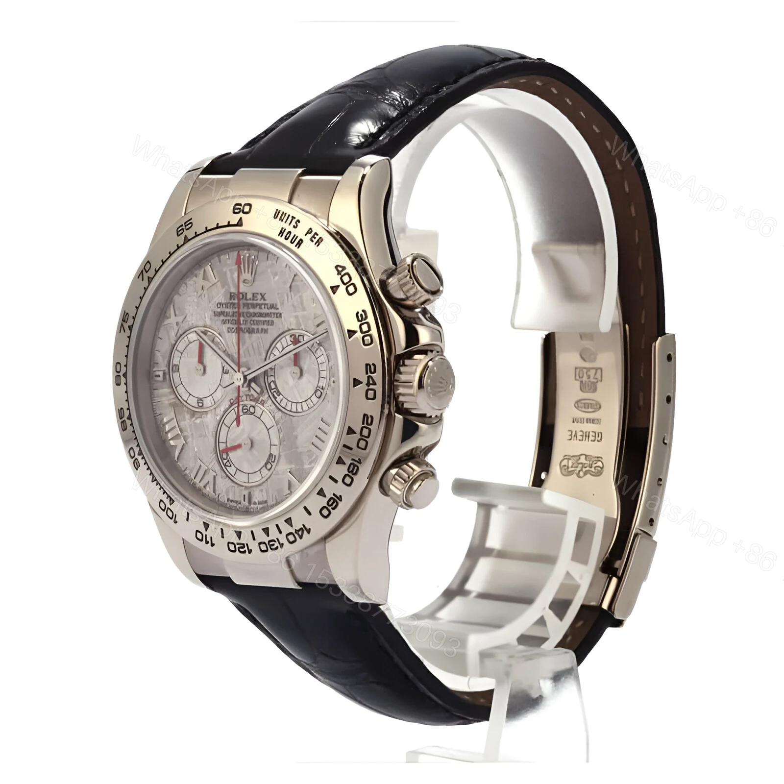 View 2 of Rolex Daytona 116519 White Roman Dial Replica