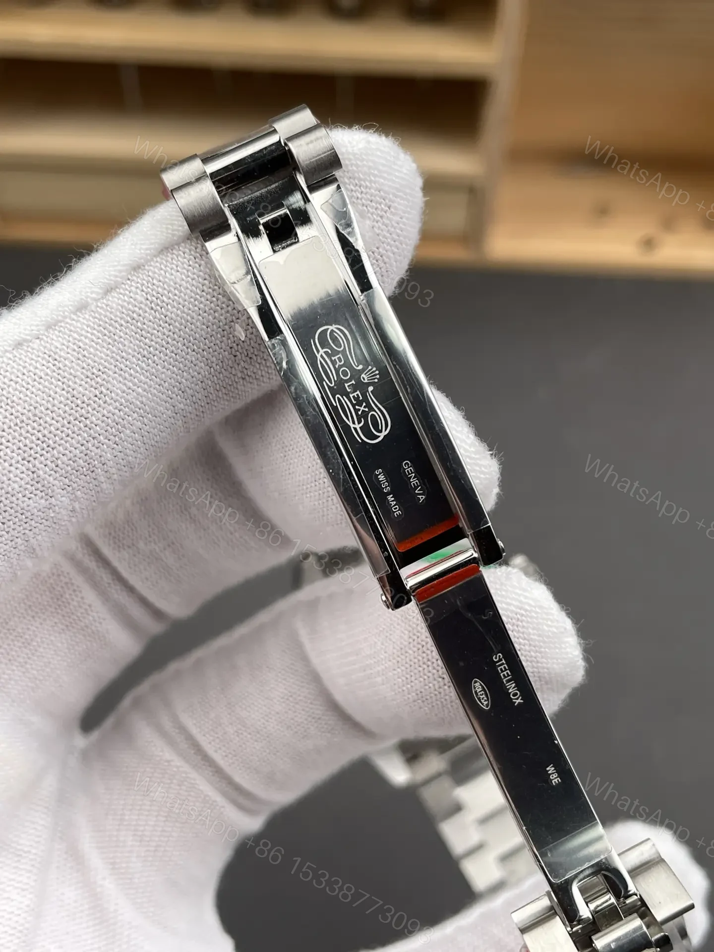 View 7 of Rolex Datejust 31 White Gold Fluted President Blue 178279-0041