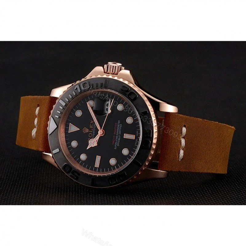 View 3 of Replica Rolex Yacht-Master Black Dial 1453861