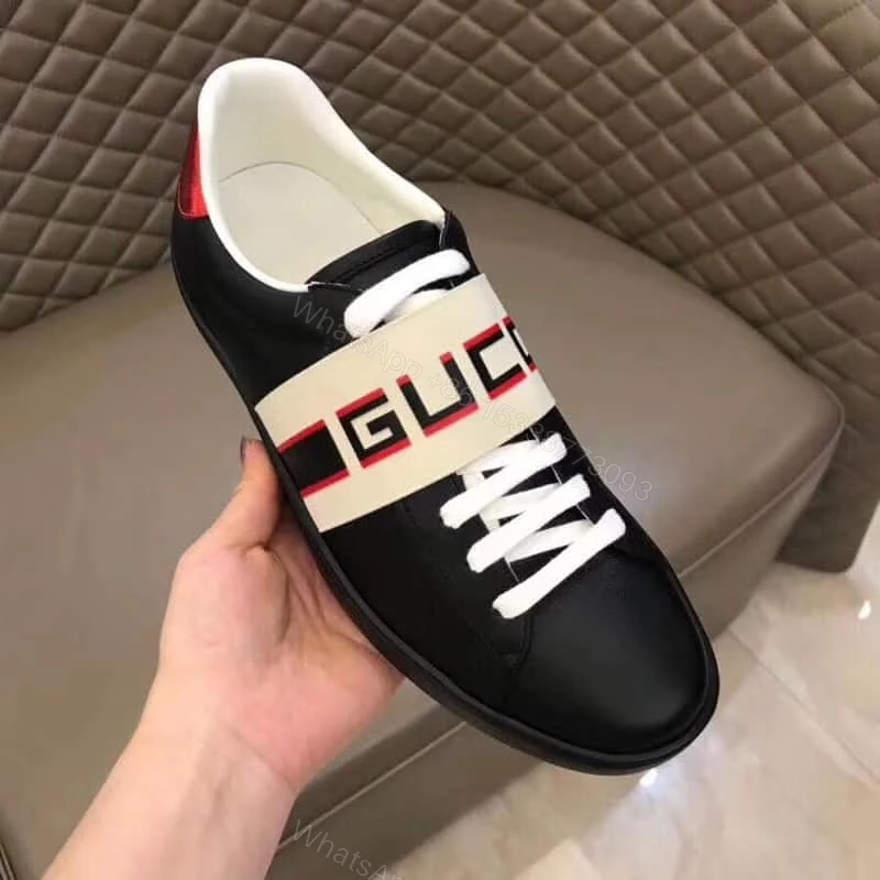 View 5 of GUCCI STRIPE LEATHER SNEAKER – GC4