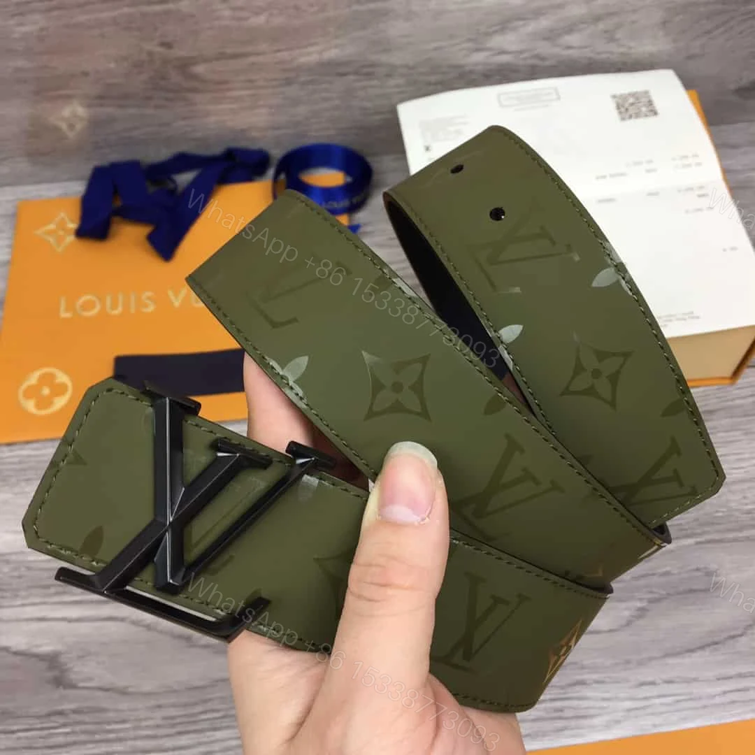 View 4 of LOUIS VUITTON LV PYRAMIDE 40MM REVERSIBLE BELT – B114