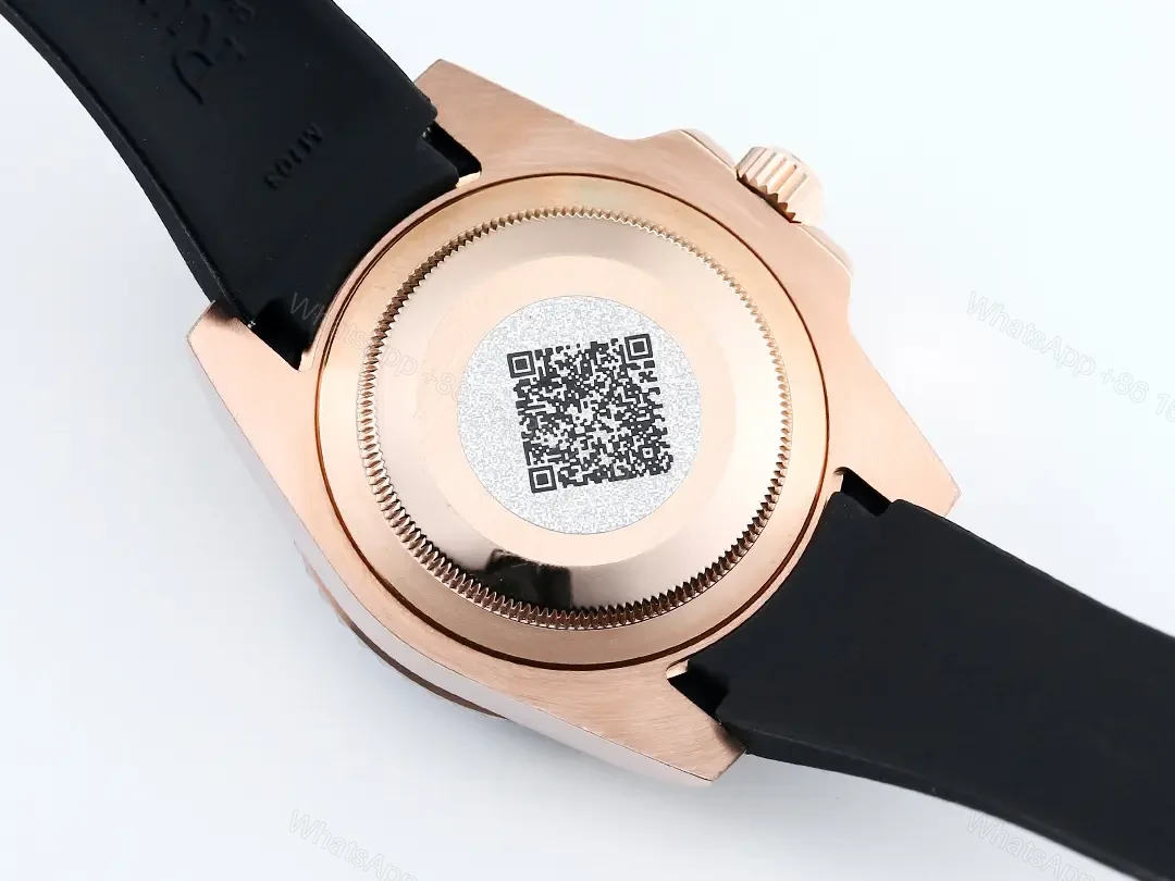 View 8 of Best Rolex Blaken Tiffany Rubber Strap replica 40MM Rose Gold Case Edition RG-BLAKEN-TIFFANY-RG-RUBBER-40