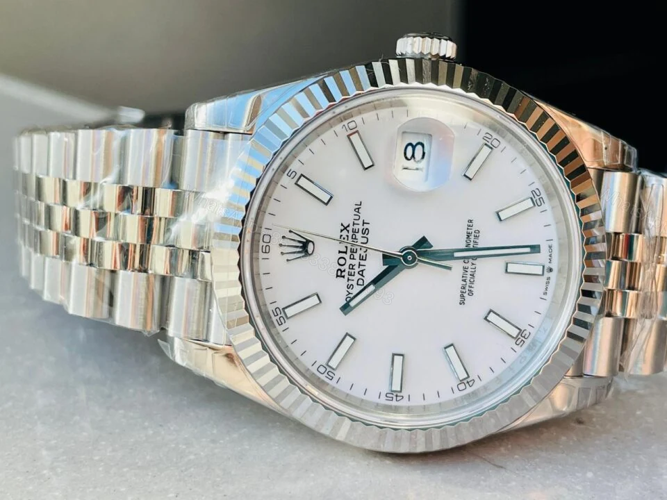 View 4 of SS VS Factory 1:1 Rolex DateJust 41 Best Edition 904L Steel White Dial