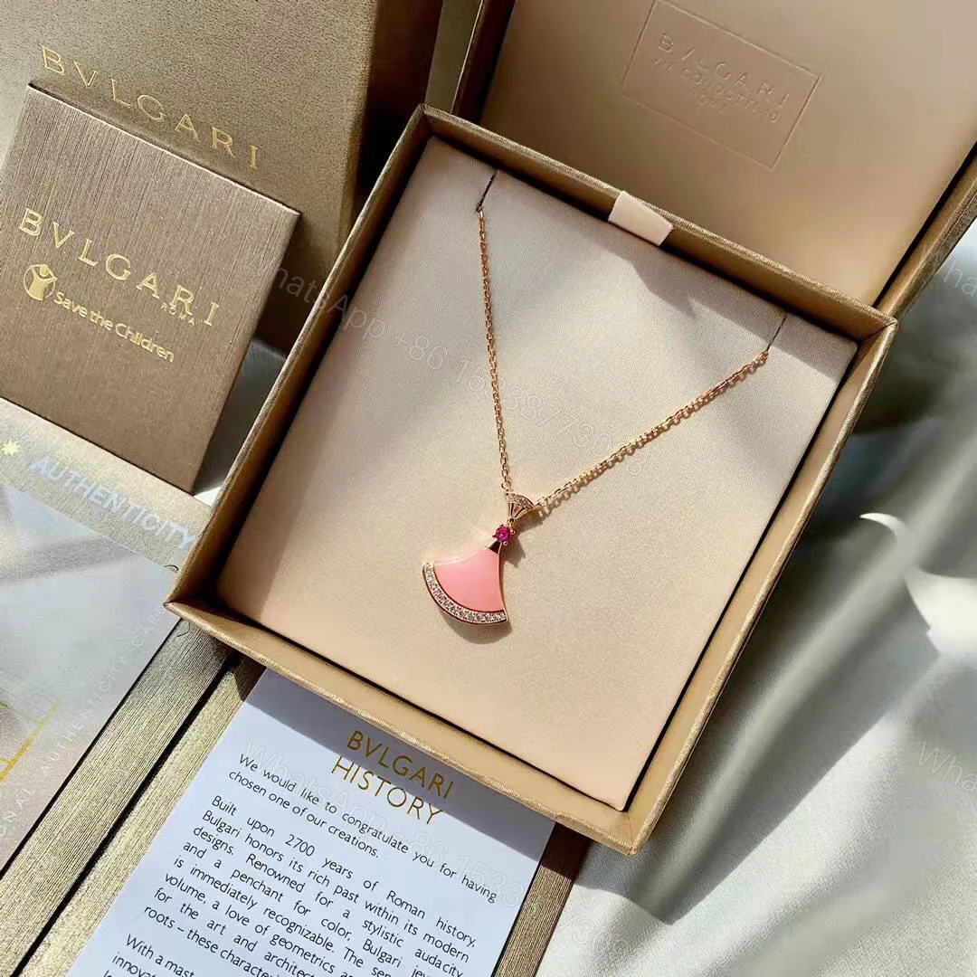 View 3 of Bvlgari Diva’ Dream Pink Opal Diamonds Necklace