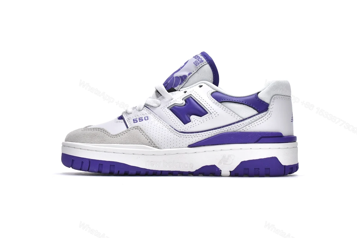 View 8 of New Balance 550 White Purple BB550WR1