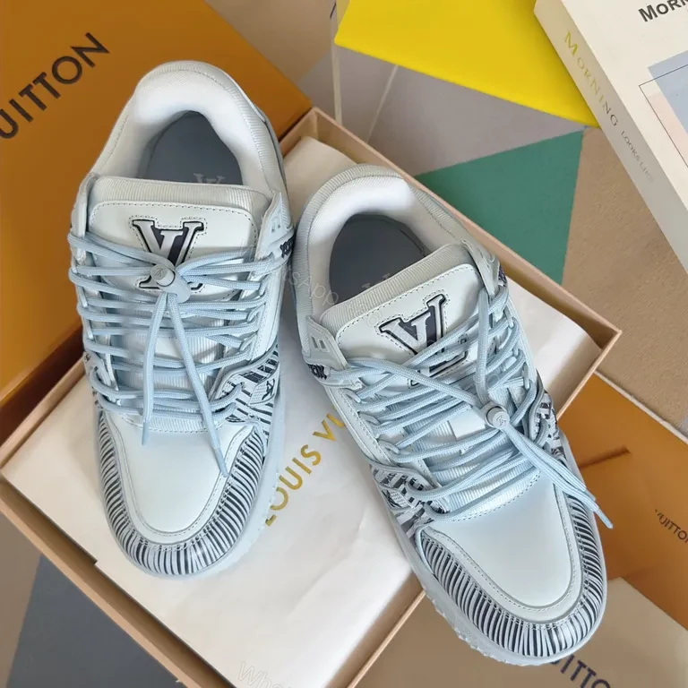 View 5 of Refined LV-Inspired Luxury Sneakers: Elevated Comfort