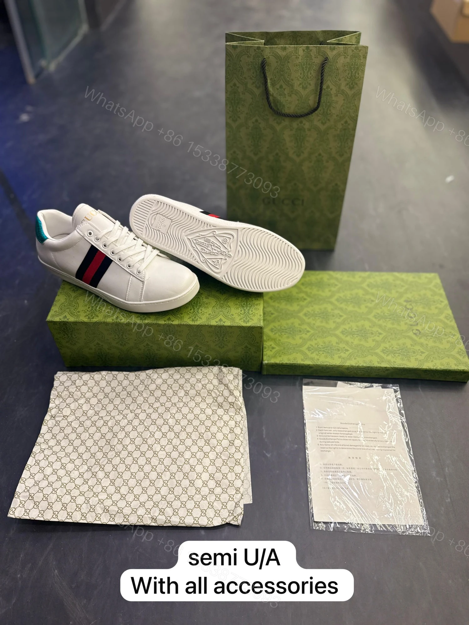 View 3 of FIRST COPY GUCCI ACE TOP SNEAKER FOR MEN