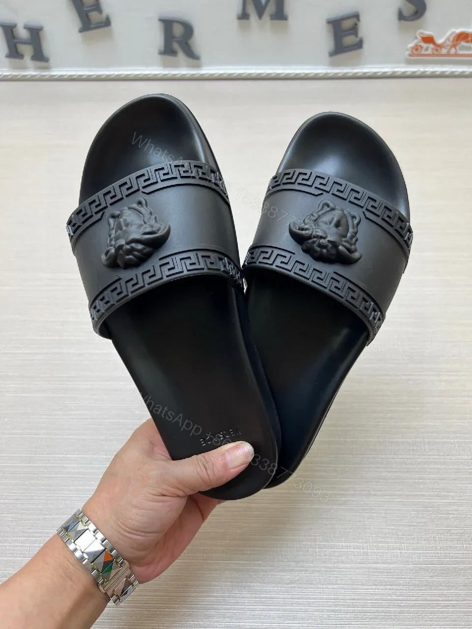 View 7 of Monochrome Minimalist Slide with Luxe Detailing