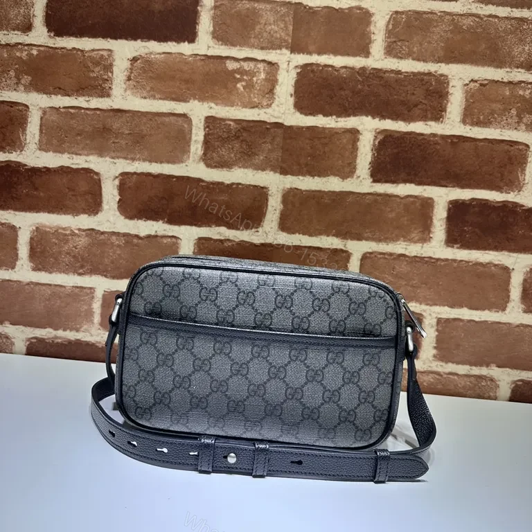 View 2 of Black Canvas G Crossbody: Structured Signature Bag