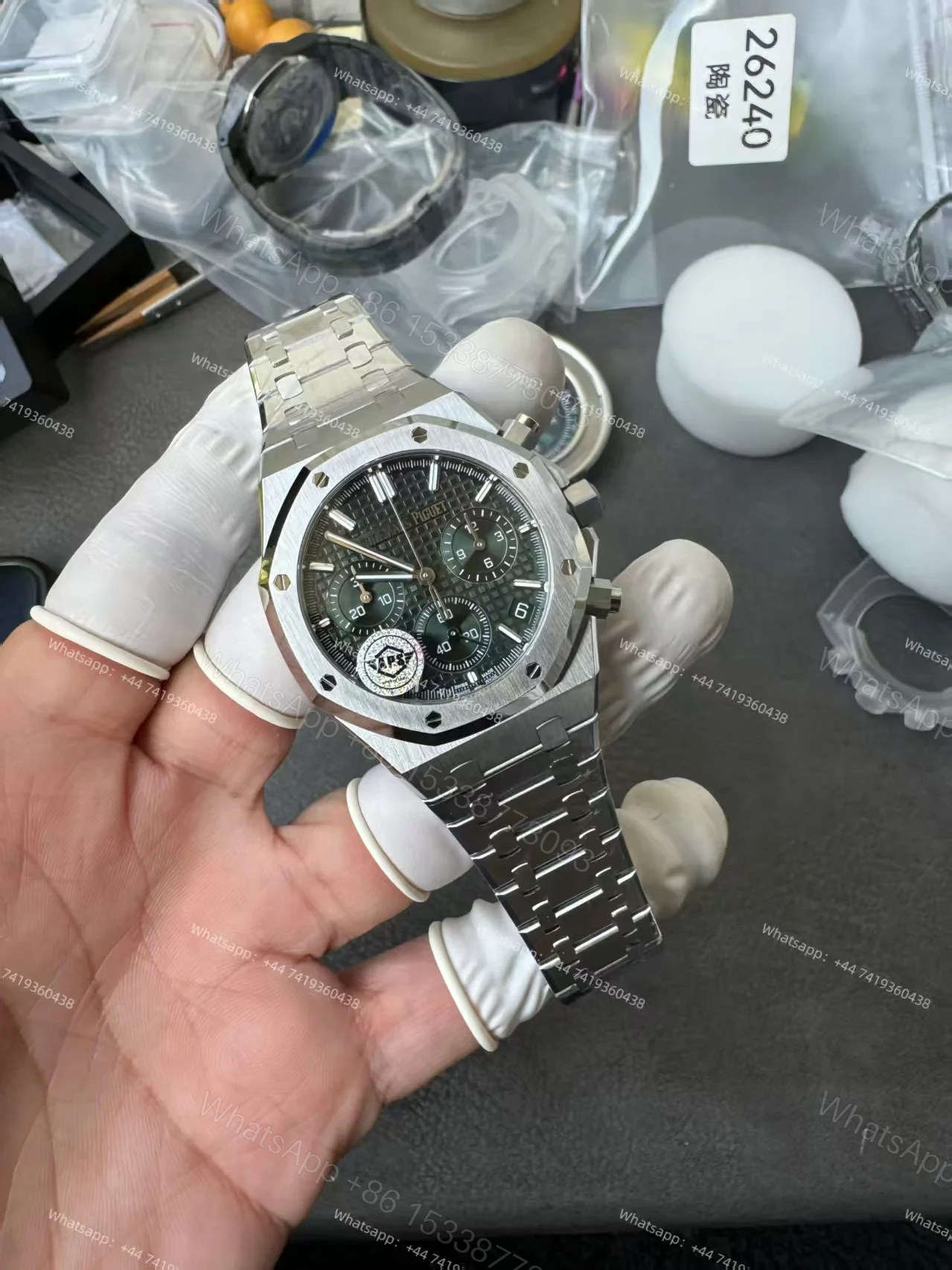 View 11 of Audemars Piguet Royal Oak Chronograph 26240 Series Selfwinding Chronograph Best Super Clone