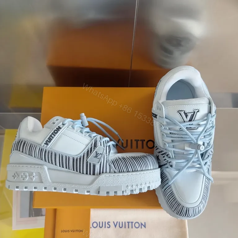 View 8 of Refined LV-Inspired Luxury Sneakers: Elevated Comfort