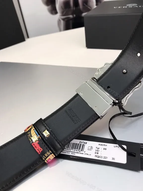 View 7 of Statement Colorway Belt: Verace Lion Buckle Luxury Belt