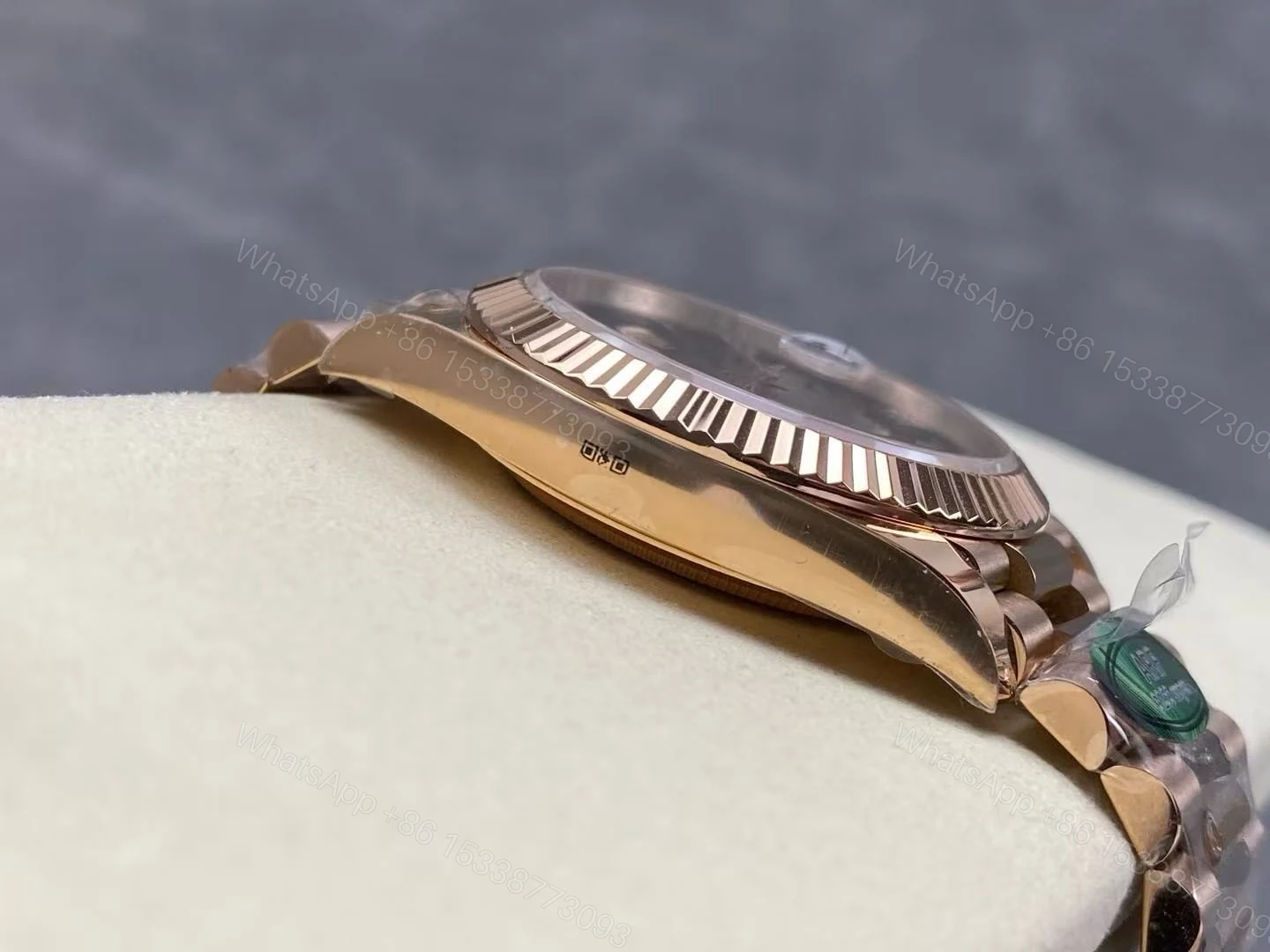 View 11 of Replica Rolex Day-Date 40 Black Smoke Dial