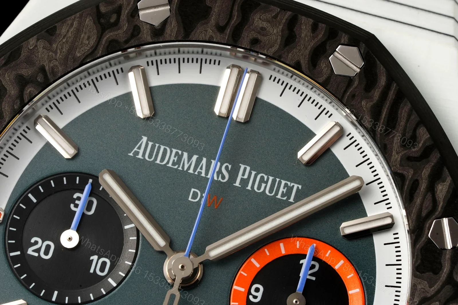 View 4 of Audemars Piguet Royal Oak Ref.26240 Light Blue Strap 42MM Replica Chronograph AP-RO-26240-LBLU-42