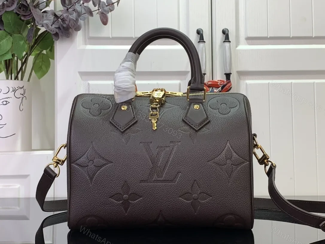 Dark Chocolate Monogram Satchel: Elevated Everyday Luxury Bag — view 1
