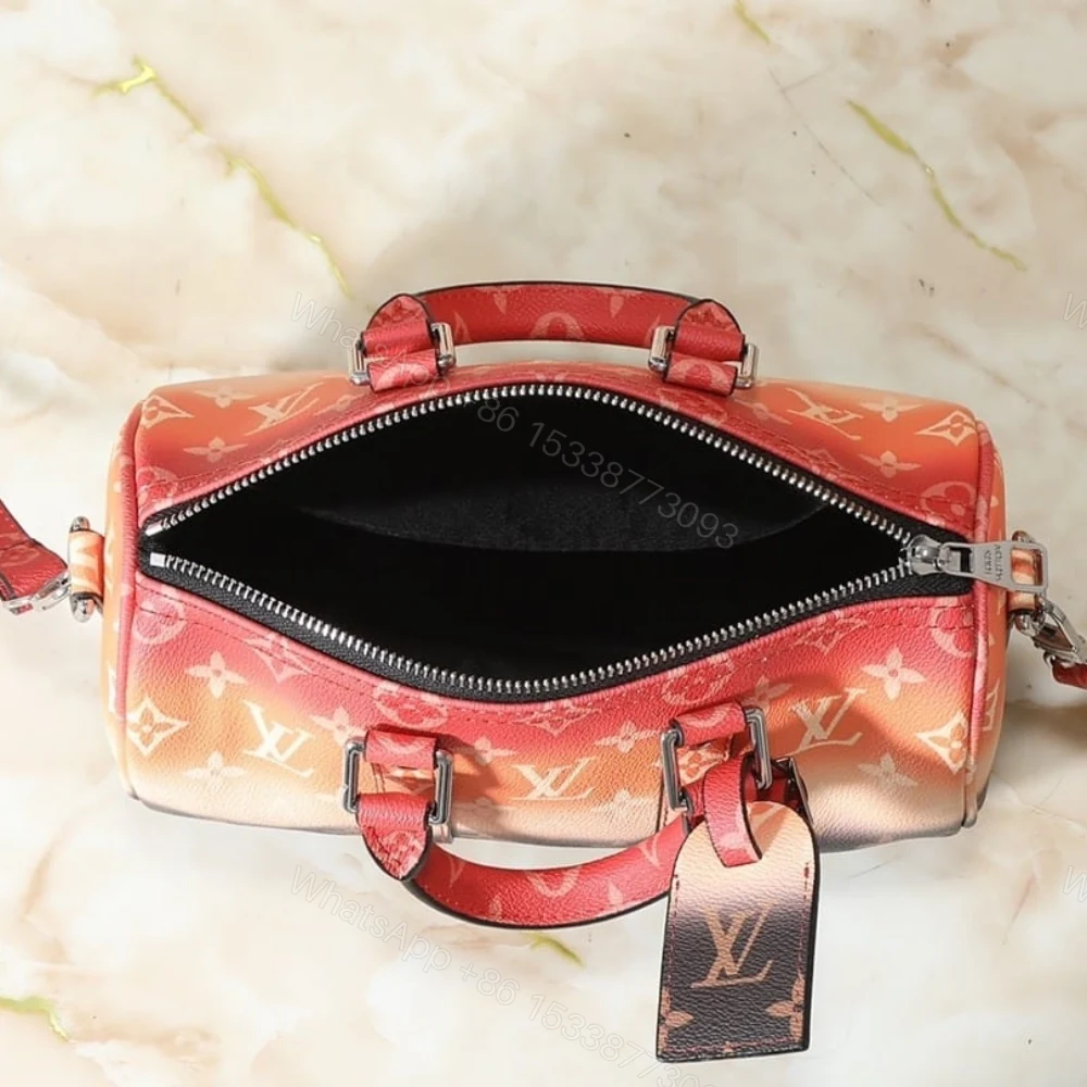 View 5 of Louis Vuitton Keepall Bandoulière 25 Orange 25Cm M28074