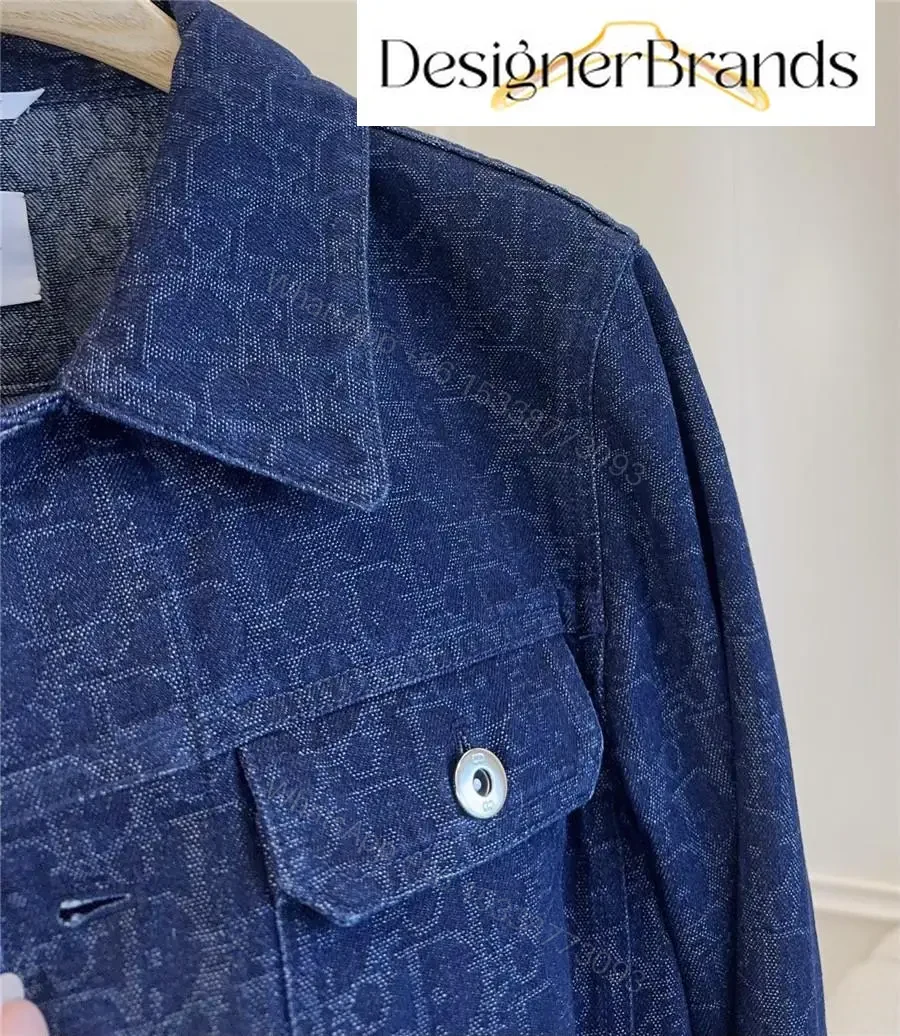 View 5 of Dior Dark Blue Cotton Denim Oblique Jacket
