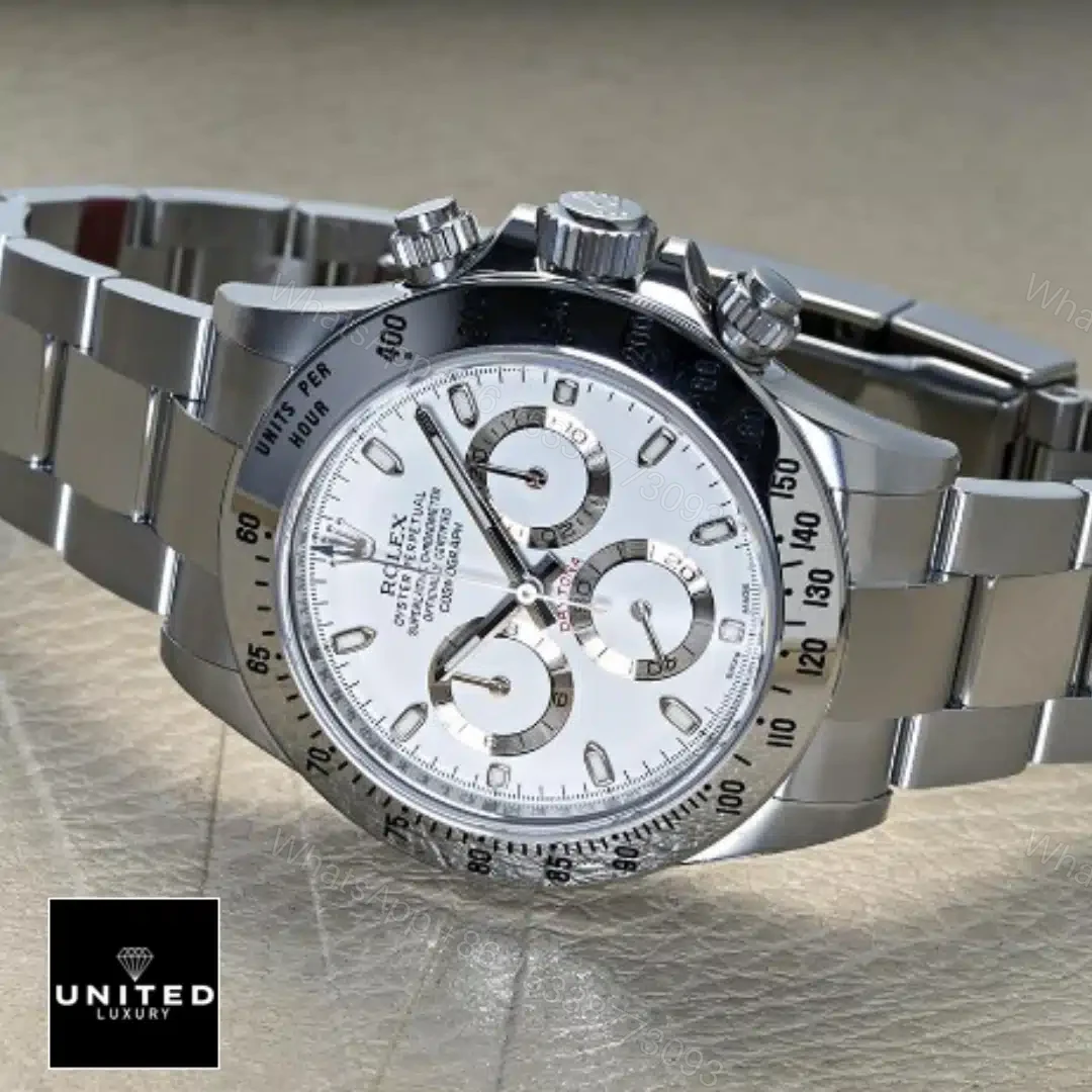 View 7 of Rolex Daytona White Dial 116520 Replica